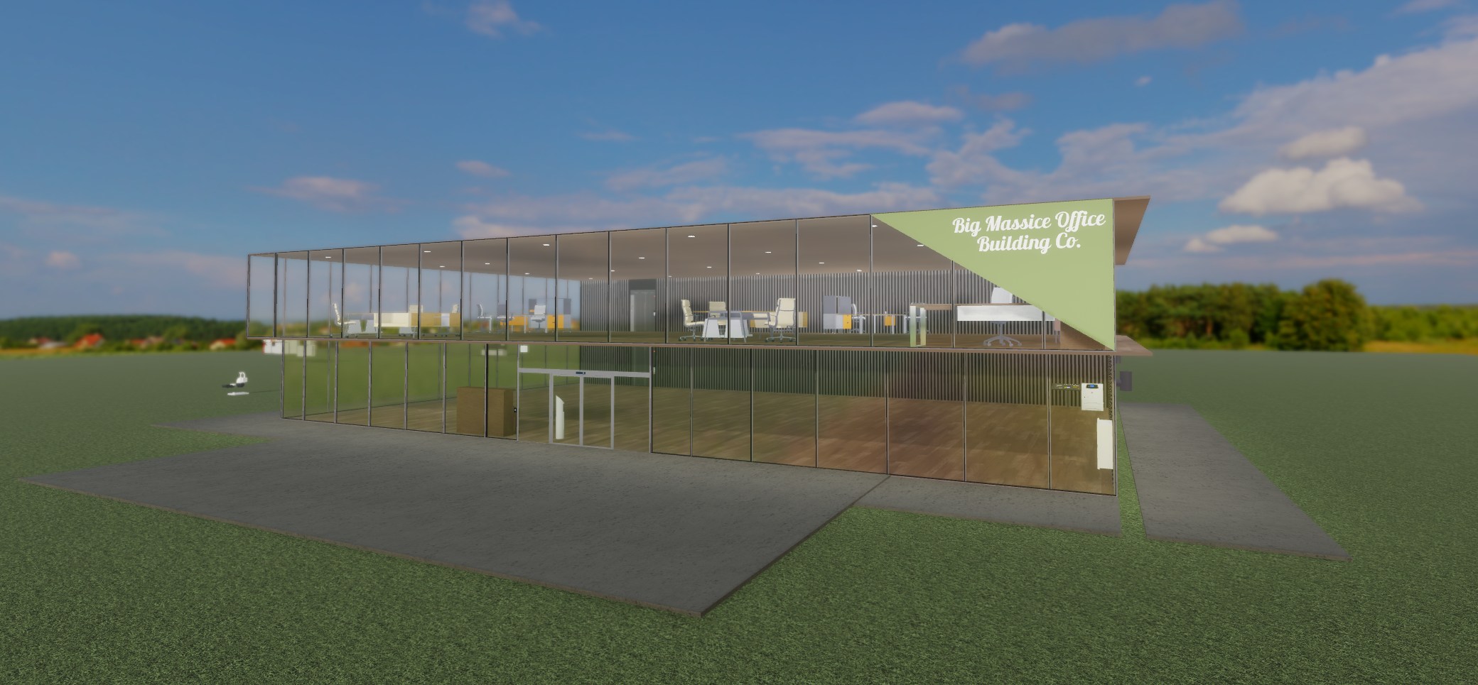 Big Massive Office Building Co. - Early building attempt